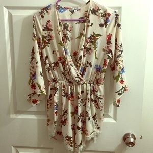 Long sleeve romper